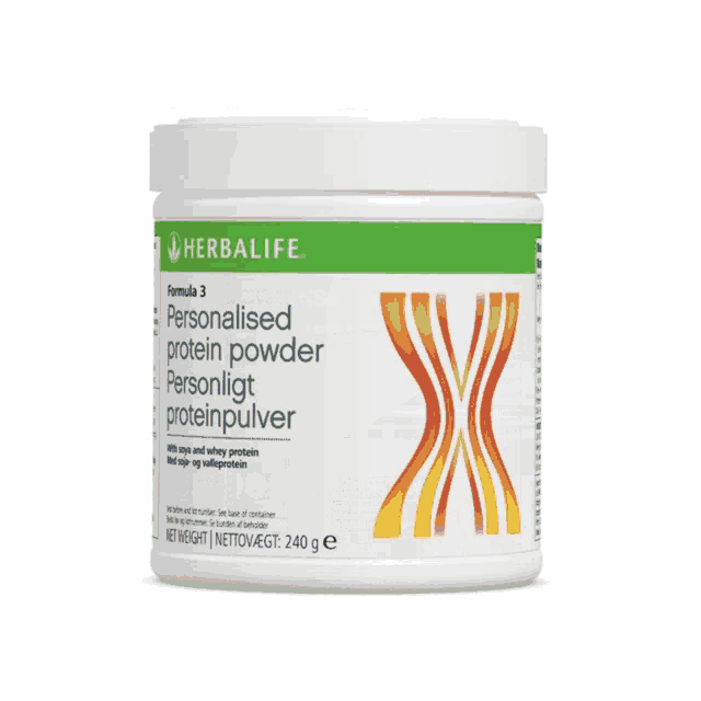 four different flavors of herbalife nutrition healthy meal