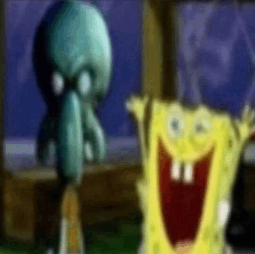 Cursed Squidward Stare GIF - Cursed Squidward Stare GIFs