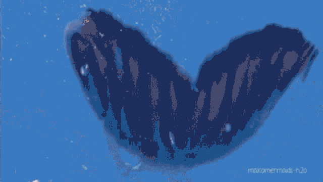 a blue background with bubbles coming out of it and the word motion on the bottom