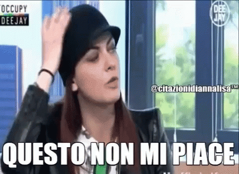 Annalisa Non Mi Piace GIF - Annalisa Non Mi Piace Dont Like This GIFs