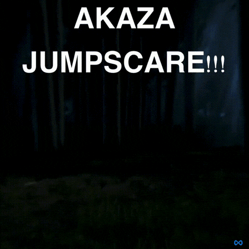 a poster that says " akaza jumpscare nice moves "