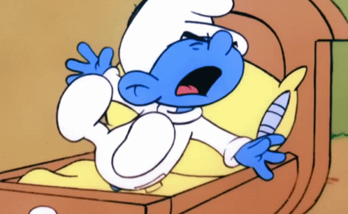 Baby Smurf Crying Infant GIF - Baby Smurf Crying Infant Toddler Cries GIFs