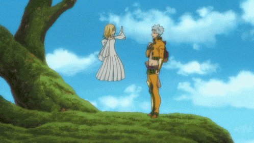 a man and a woman are standing next to each other