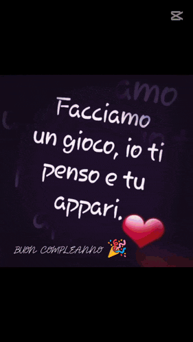a black background with the words buon compleanno written on it