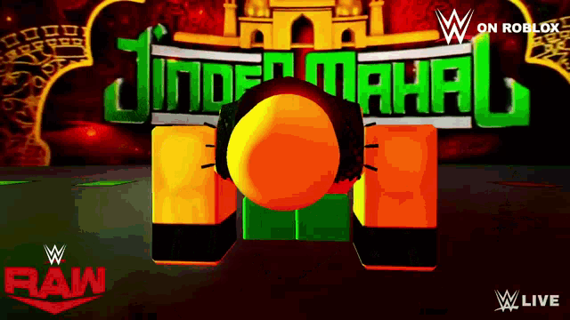 a poster for a wrestling event called under mahal
