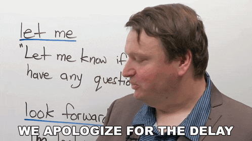 a man says " let me know if have any questions "