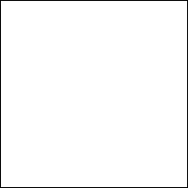 a white square on a white background with a black border .