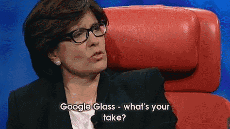 Tim Cook On Google Glass GIF