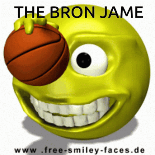 The Bron Jame Basketball GIF - The Bron Jame Basketball Free Smiley Faces GIFs