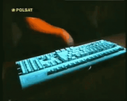 Keyboard Polsat GIF - Keyboard Polsat Destroy GIFs