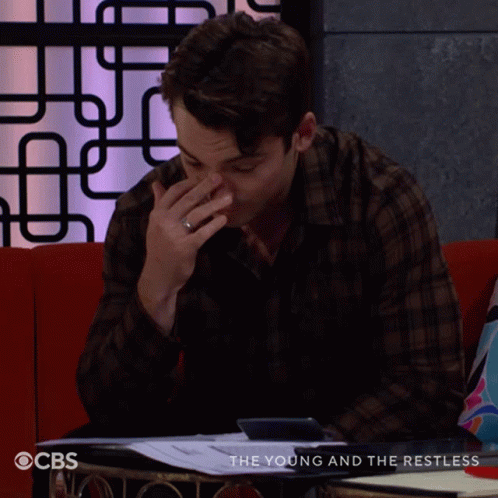 Thinking Noah Newman GIF - Thinking Noah Newman The Young And The Restless GIFs