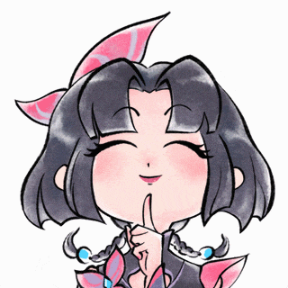 a drawing of a girl with a pink bow on her hair