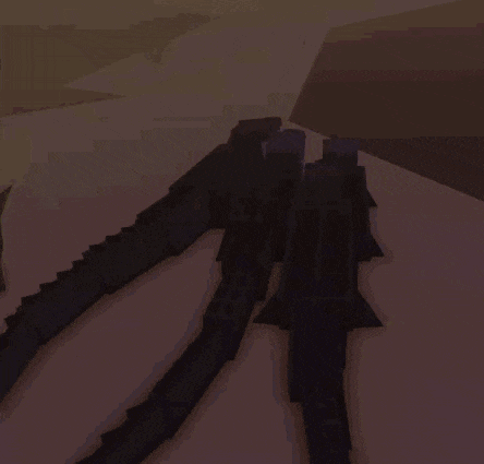 a minecraft dragon is laying down on the ground