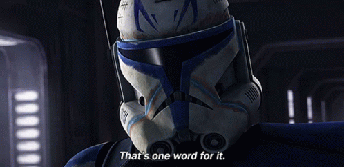Star Wars Captain Rex GIF - Star Wars Captain Rex Thats One Word For It GIFs