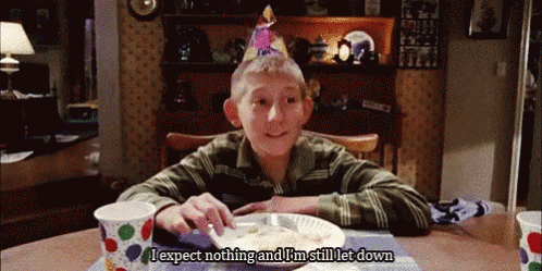 Let Down GIF - Let Down Malcom In The Middle Expected Nothing GIFs
