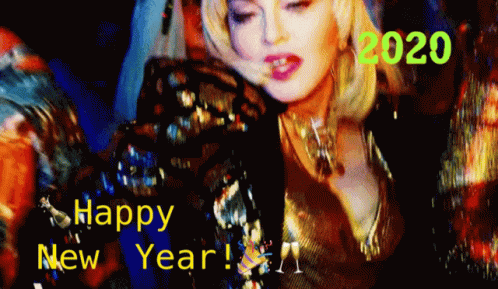 Madonna Happy New Year GIF - Madonna Happy New Year 2019 GIFs