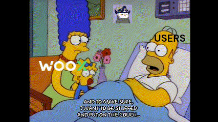 a cartoon of homer simpson laying in a hospital bed with marge and maggie