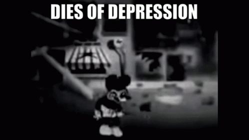 Depression Mickey Mouse GIF - Depression Mickey Mouse Suicide Mouse GIFs