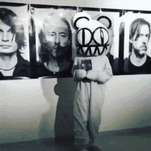 Radiohead Thom Yorke GIF - Radiohead Thom Yorke Modified Bear GIFs