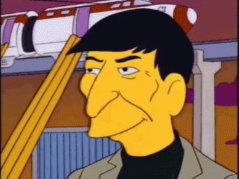 Leonard Nimoy GIF - Leonard Nimoy Simpsons GIFs