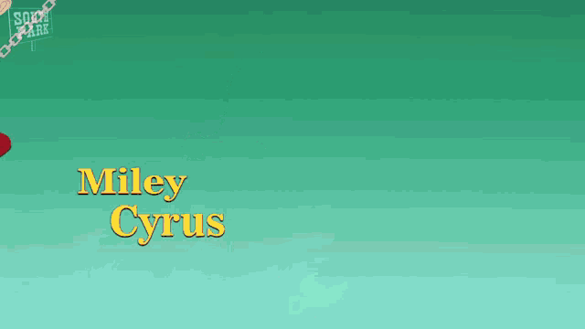 a cartoon of miley cyrus sitting on a swing