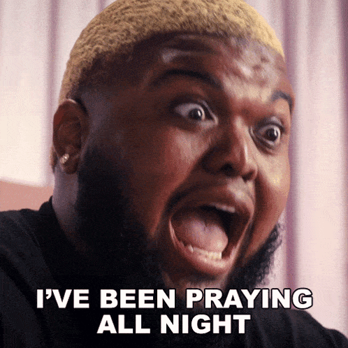 Ive Been Praying All Night Aaron GIF - Ive Been Praying All Night Aaron Praise This GIFs