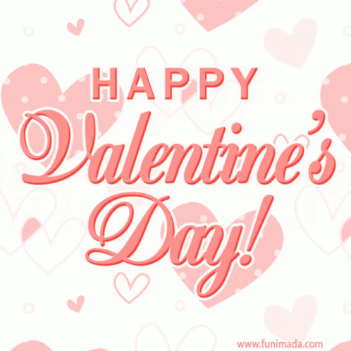 Happy Valentines Day Pink Heart GIF - Happy Valentines Day Pink Heart Pastel Pink GIFs
