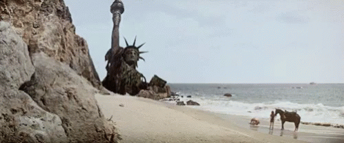 Statue Of Liberty What Did We Do GIF - Statue Of Liberty What Did We Do Omg GIFs