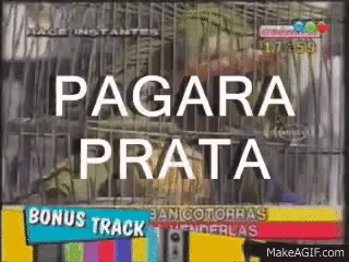 a video game screen says pagara prata bonus track
