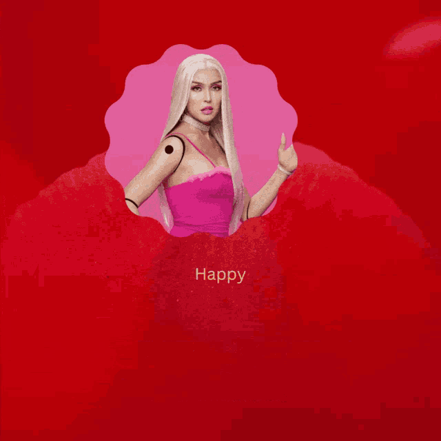 a happy rose day greeting card with a picture of a woman
