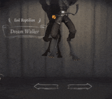 evil reptilian dream walker is shown in a game