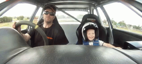 Nice Father And Son Bonding GIF - Nice Father And Son Bonding Drag Racing GIFs