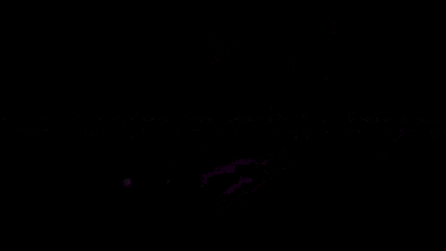 a purple object with a white circle in the middle of it on a purple background .