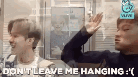Dont Leave Me Hanging Hanging GIF - Dont Leave Me Hanging Hanging High Five GIFs