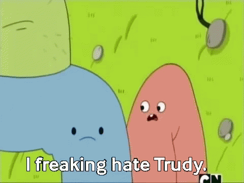 Giant Foot Trudy GIF - Giant Foot Trudy Adventure Time GIFs