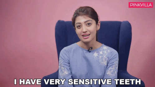 I Have Very Sensitive Teeth Pranitha Subhash GIF - I Have Very Sensitive Teeth Pranitha Subhash Pinkvilla GIFs