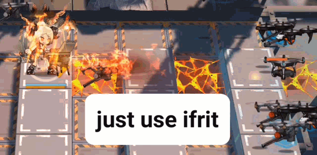 Arknights Just Use Ifrit GIF - Arknights Just Use Ifrit Ifrit GIFs