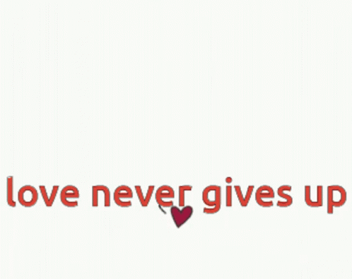 Love Never Gives Up GIF - Love Never Gives Up GIFs