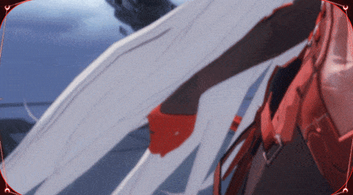 a close up of a person 's arm with a red belt