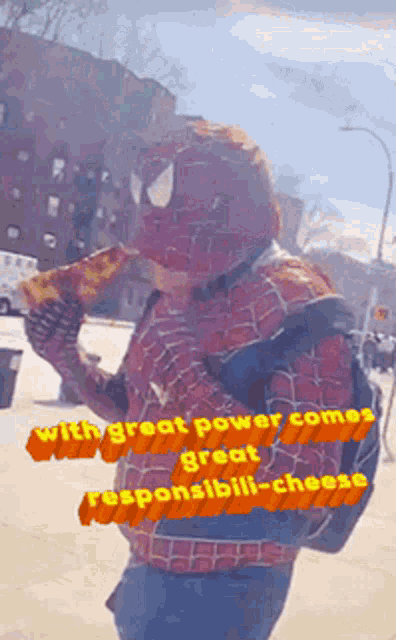 Spider Man Pizza GIF - Spider Man Pizza GIFs