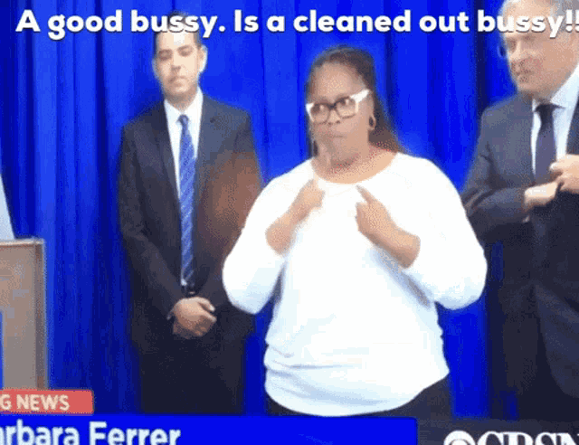 A Good Bussy Cleaned Out Bussy GIF - A Good Bussy Cleaned Out Bussy Sign Language GIFs