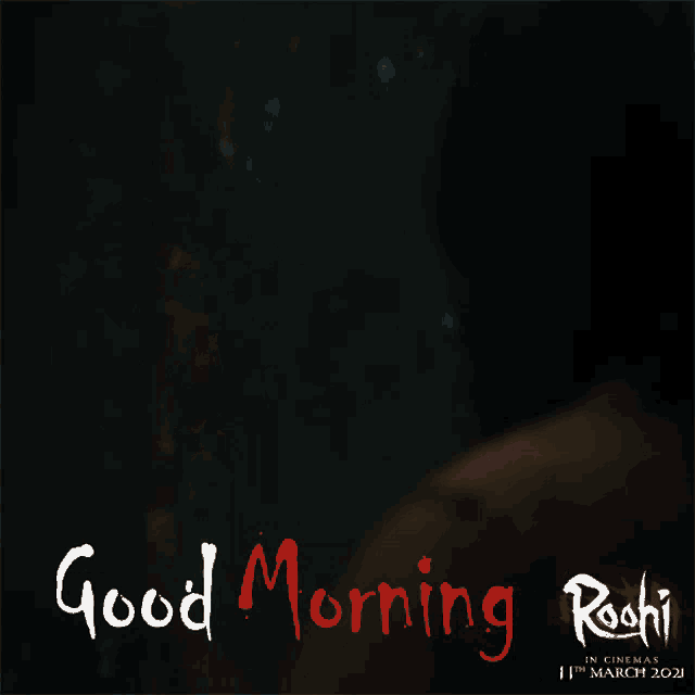 a poster for the movie good morning roshi