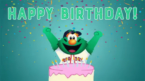 Boston Red Sox Wally The Green Monster GIF - Boston Red Sox Wally The Green Monster Happy Birthday GIFs