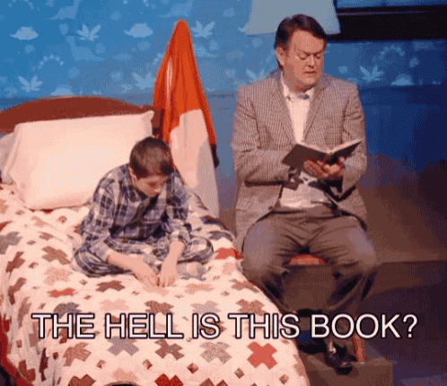 The Hell Is This Book What Is Thi GIF - The Hell Is This Book What Is Thi GIFs