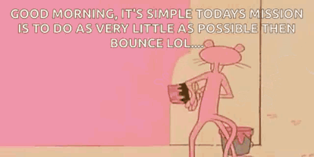 Cartoon Pink Panther GIF