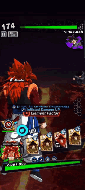 a screenshot of a video game with the number 174 on the top left