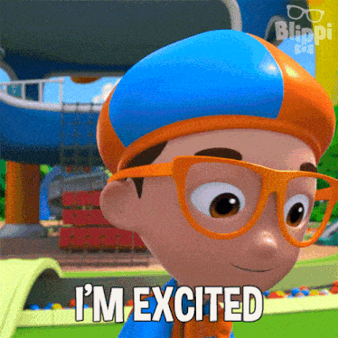 I'M Excited I Can'T Wait Blippi GIF - I'M Excited I Can'T Wait Blippi Blippi Wonders - Educational Cartoons For Kids GIFs