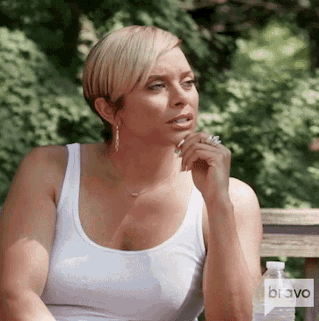 Listening Robyn Dixon GIF - Listening Robyn Dixon Real Housewives Of Potomac GIFs