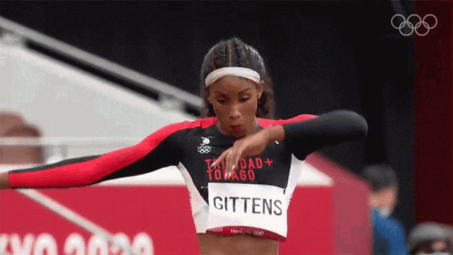 Running Tyra Gittens GIF - Running Tyra Gittens Team Trinidad And Tobago GIFs