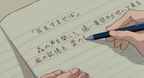 Anime Writing Anime GIF - Anime Writing Anime Writing GIFs